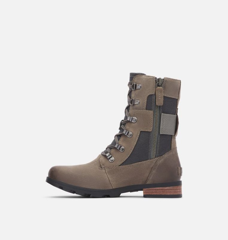 Sorel Dam Gummistövlar Mörk Grå - Emelie™ Conquest Låga - GJX-376825
